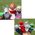 3Pcs Little Red Finger Puppets Story Telling Puppets for Kids 1-3Years