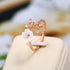 Accessories Branch Flower Open Ring Simple