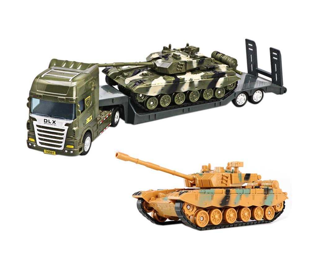 Army Vehicle Models Car Toys Combat Vehicles Toys Tank for Plastic, Set of 3