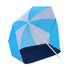 Beach Umbrella Shelter Blue and White 70.9" Fabric - WoodPoly.com