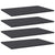 Bookshelf Boards 4 pcs Gray 23.6"x15.7"x0.6" Engineered Wood - WoodPoly.com