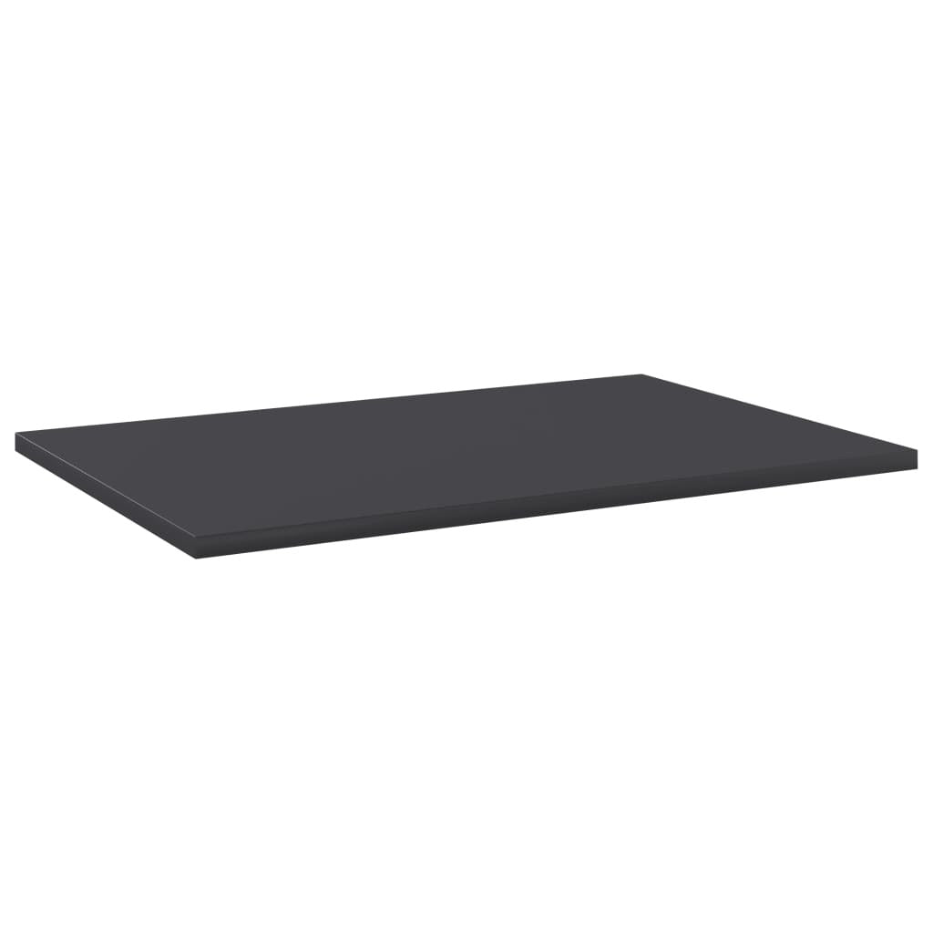 Bookshelf Boards 4 pcs Gray 23.6"x15.7"x0.6" Engineered Wood - WoodPoly.com