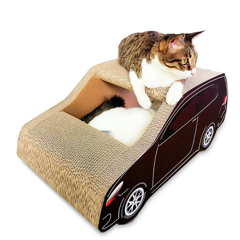Car Design Cat Scratching Board Cat Corrugated Board House Cat Scratching Pad - WoodPoly.com