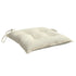 Chair Cushions 2 pcs Cream White 19.7"x19.7"x2.8" Oxford Fabric - WoodPoly.com