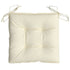 Chair Cushions 2 pcs Cream White 19.7"x19.7"x2.8" Oxford Fabric - WoodPoly.com