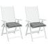 Chair Cushions 2 pcs Gray 15.7"x15.7"x2.8" Oxford Fabric - WoodPoly.com