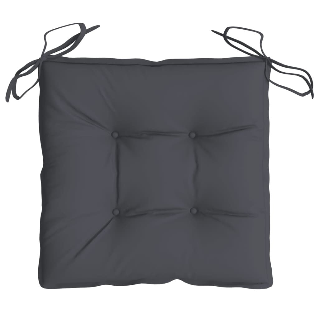 Chair Cushions 4 pcs Anthracite 15.7"x15.7"x2.8" Oxford Fabric - WoodPoly.com