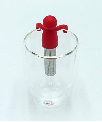 Cute Tea Infuser Man for Loose Tea Stainless Steel Man Shape Loose Leaf Tea Steeper Ball Strainer Non-Toxic Easy to Use and Clean - WoodPoly.com