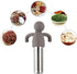 Cute Tea Infuser Man for Loose Tea Stainless Steel Man Shape Loose Leaf Tea Steeper Ball Strainer Non-Toxic Easy to Use and Clean - WoodPoly.com