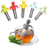 Cute Tea Infuser Man for Loose Tea Stainless Steel Man Shape Loose Leaf Tea Steeper Ball Strainer Non-Toxic Easy to Use and Clean - WoodPoly.com