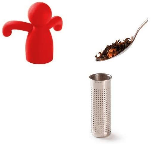 Cute Tea Infuser Man for Loose Tea Stainless Steel Man Shape Loose Leaf Tea Steeper Ball Strainer Non-Toxic Easy to Use and Clean - WoodPoly.com