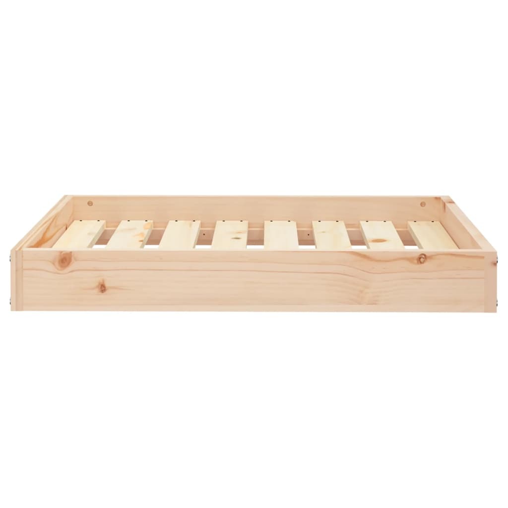 Dog Bed 28.1"x21.3"x3.5" Solid Wood Pine