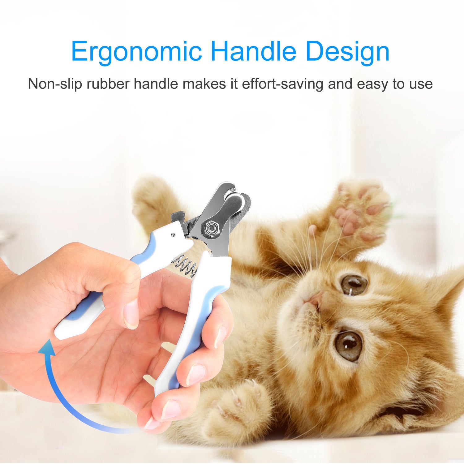 Dog Nail Clippers Pet Cat Nail Toe Trimmer Stainless Steel Grooming Tool Free Nail File Small Medium Large Dogs L Size - WoodPoly.com