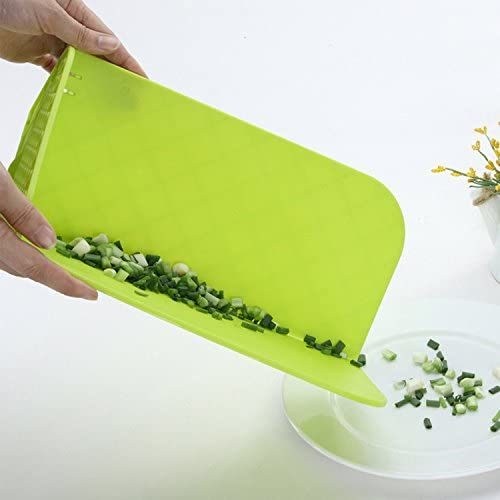 Foldable Chopping Board Rinse & Strainer Veggies & Fruit Cutting Board BPA-Free Plastic Multifunctional Cutting Board Mat - WoodPoly.com