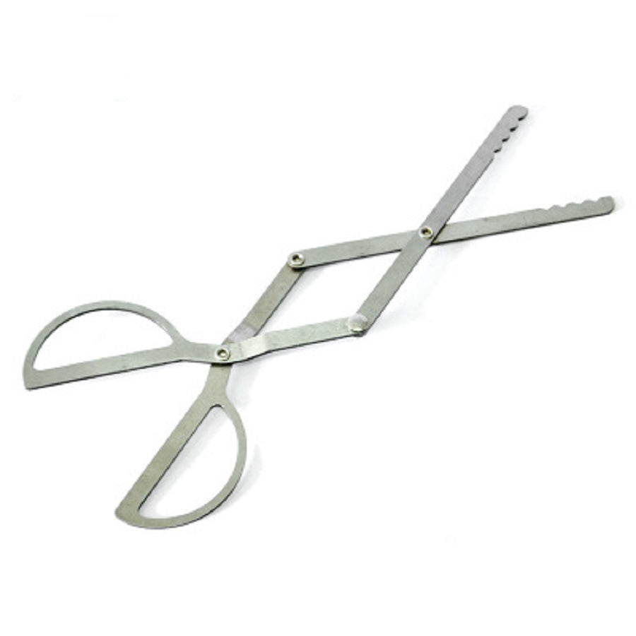 Folding Tongs Scissor Shape Tong Mini Outdoor Barbecue Tool Stainless Steel Pickup Tool Garbage Clip Charcoal Clip Food Clip - WoodPoly.com