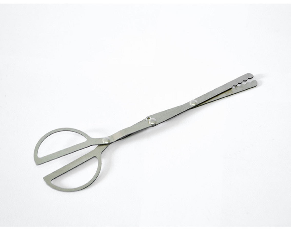 Folding Tongs Scissor Shape Tong Mini Outdoor Barbecue Tool Stainless Steel Pickup Tool Garbage Clip Charcoal Clip Food Clip - WoodPoly.com