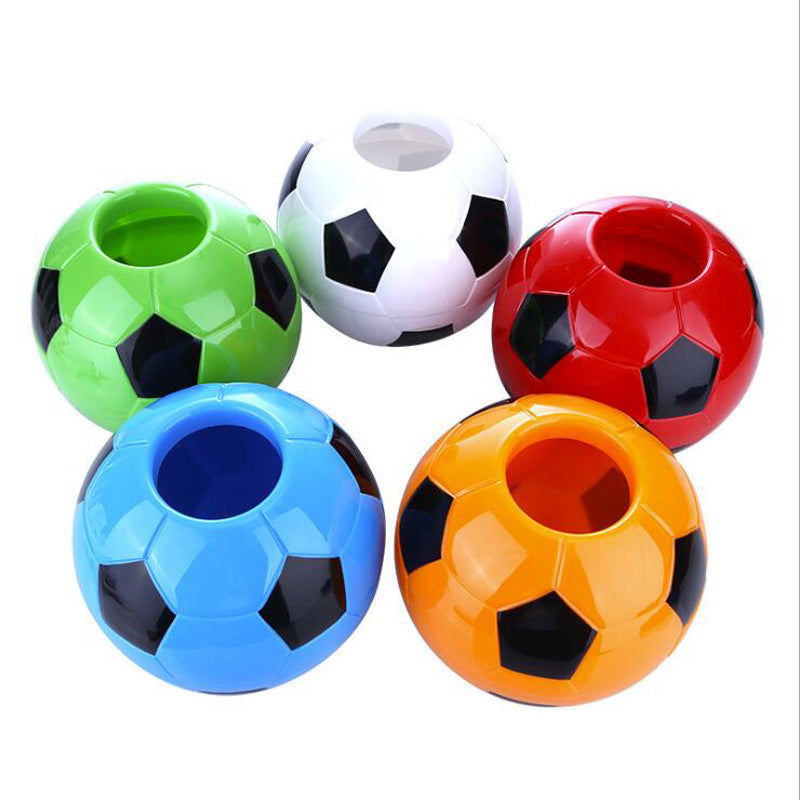 Football Shape Tissue Holder Creative Round Roll Tissue Holder Paper Pumping Box Tissue Box Paper Pot for Home Office Car - WoodPoly.com