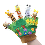 Forest and Animals Finger Puppets Hand Puppets Story Telling Puppets for Kids 0-3Y