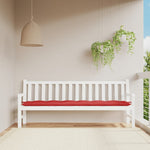 Garden Bench Cushion Red 78.7"x19.7"x2.8" Oxford Fabric - WoodPoly.com