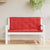 Garden Bench Cushions 2pcs Red 47.2"x19.7"x2.8" Oxford Fabric - WoodPoly.com