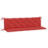 Garden Bench Cushions 2pcs Red 70.9"x19.7"x2.8" Oxford Fabric - WoodPoly.com