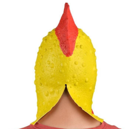 Halloween Cosplay Costume Mask Carnival Screaming Chicken Head Cover Animal Cock Mask