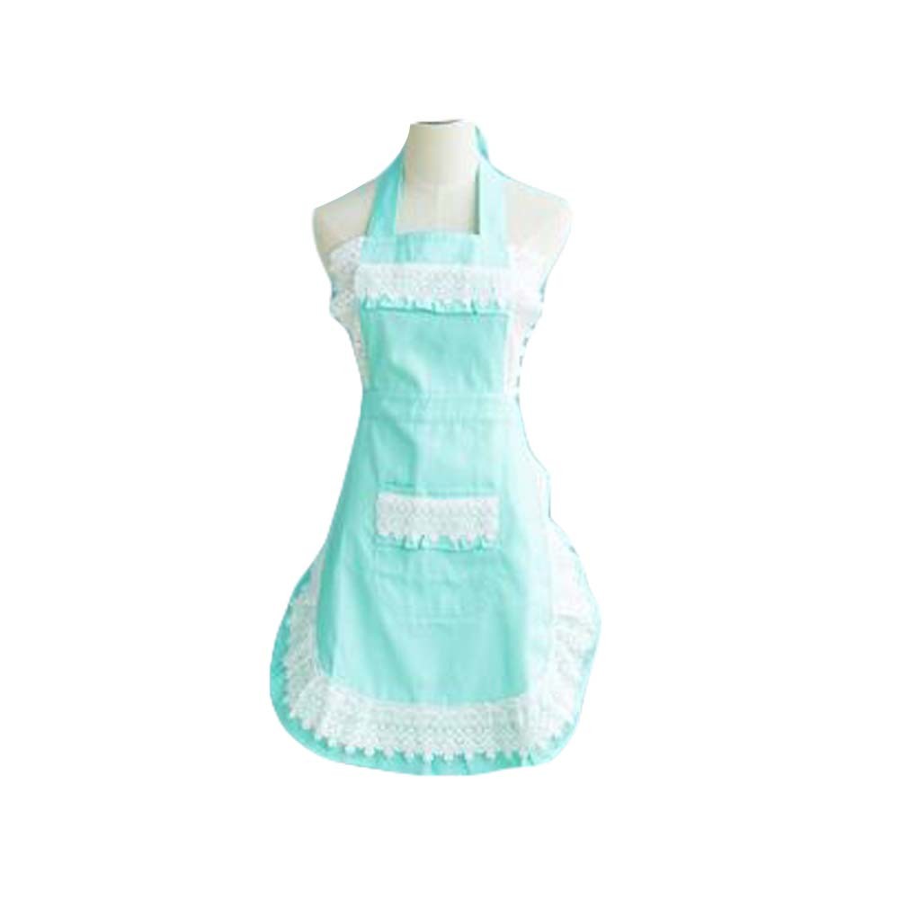 Maid Apron Cute Aprons with Pocket for Women Girls Vintage Kitchen Cooking Apron