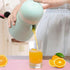 Manual 2-in-1 Functions Juicer and Presser with Strainer and Container Orange Lemon Grapefruit Squeezer Presser Lid Rotation Press Reamer with Pour Spout Container - WoodPoly.com