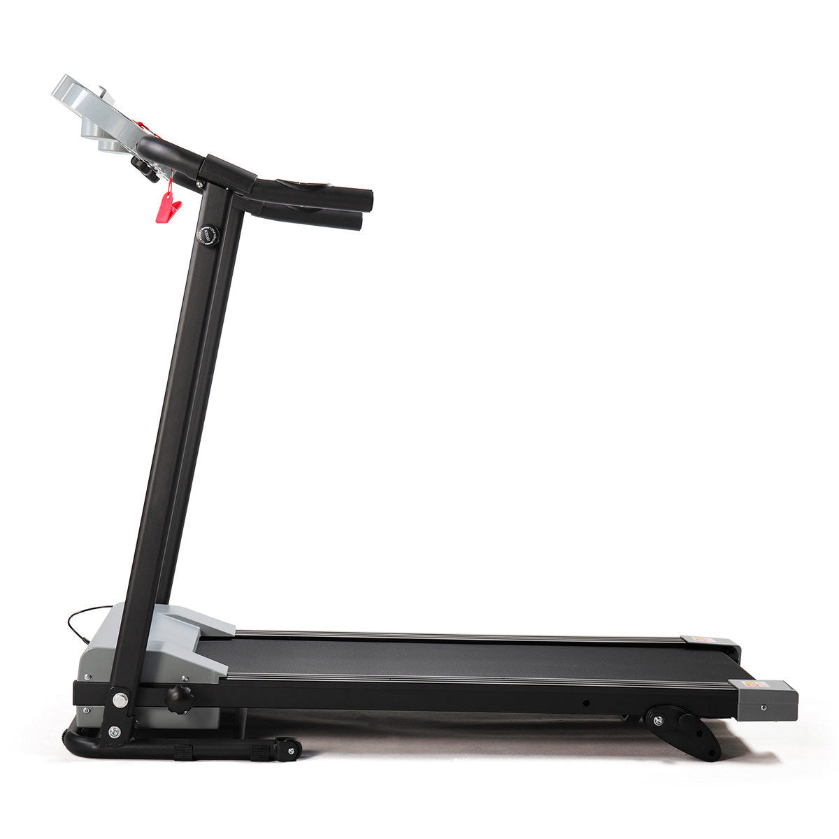 Multifunctional LCD Screen Foldable Treadmill - gray