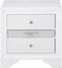 Naima Nightstand in White - WoodPoly.com