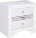 Naima Nightstand in White - WoodPoly.com