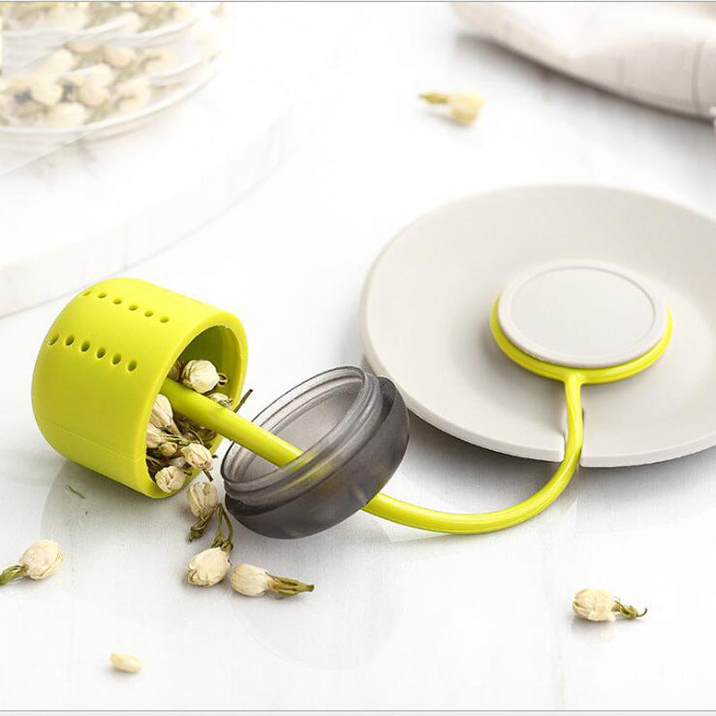 Non-Toxic Silicone Tea Strainer Herbal Spice Filter Silicone Tea Infuser Reusable Teapot Bag Heat Resistance Tea Infuser Kitchen Tools - WoodPoly.com