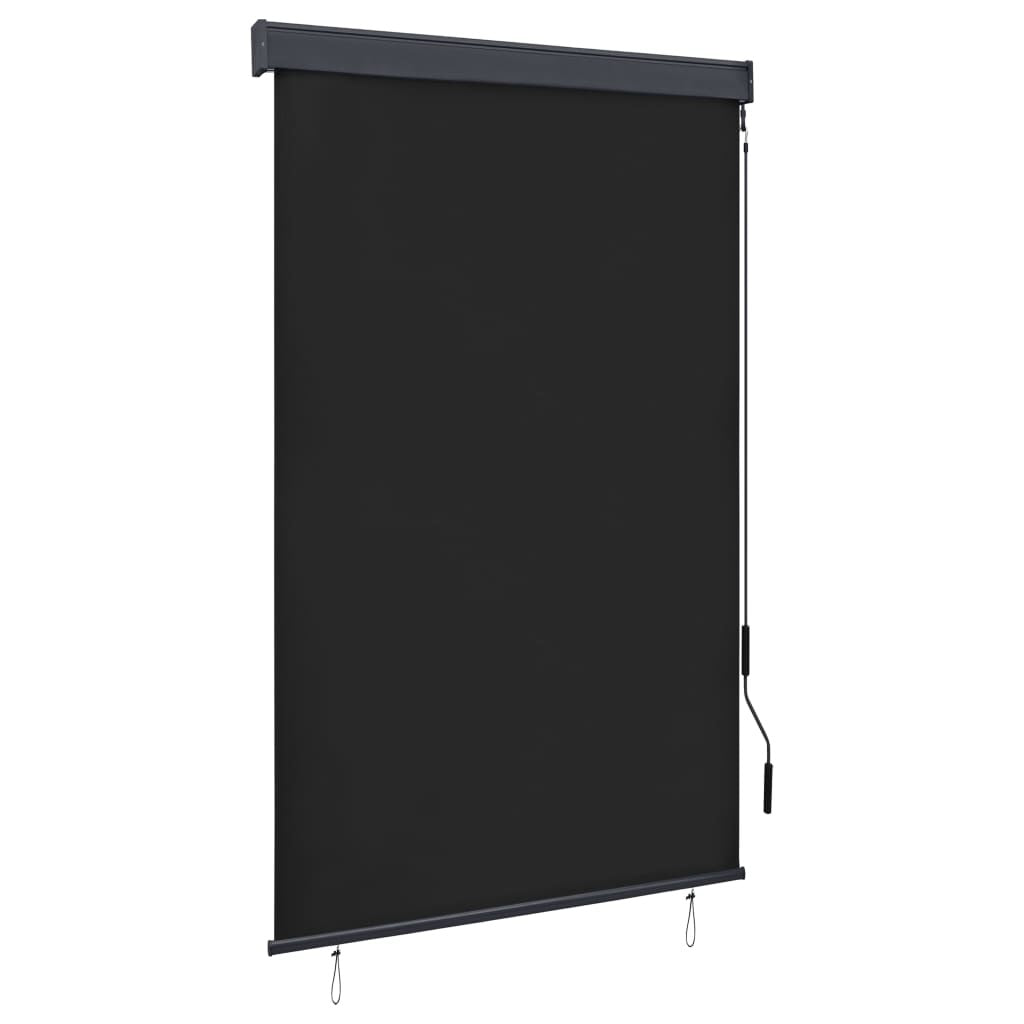 Outdoor Roller Blind 47.2"x98.4" Anthracite - WoodPoly.com