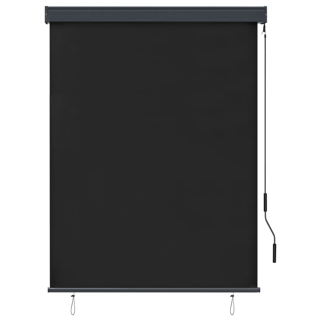 Outdoor Roller Blind 47.2"x98.4" Anthracite - WoodPoly.com