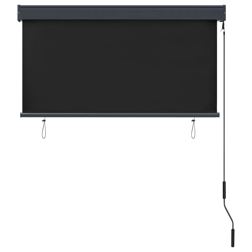 Outdoor Roller Blind 47.2"x98.4" Anthracite - WoodPoly.com