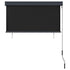 Outdoor Roller Blind 47.2"x98.4" Anthracite - WoodPoly.com