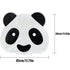 Panda Silicone Bath Mat Cute Panda Shower Mat Non Slip with Suction Cups