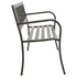 Patio Bench 49.2" Steel Gray - WoodPoly.com