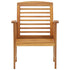 Patio Chairs 2 pcs Solid Acacia Wood - WoodPoly.com