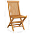Patio Chairs with Anthracite Cushions 4 pcs Solid Teak Wood - WoodPoly.com