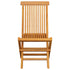 Patio Chairs with Anthracite Cushions 4 pcs Solid Teak Wood - WoodPoly.com