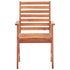 Patio Dining Chairs 3 pcs with Cushions Solid Acacia Wood - WoodPoly.com