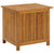 Patio Storage Box 23.6"x19.7"x22.8" Solid Wood Acacia - WoodPoly.com