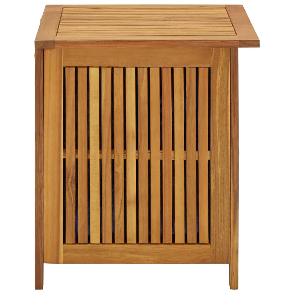 Patio Storage Box 23.6"x19.7"x22.8" Solid Wood Acacia - WoodPoly.com