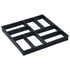 Pavement Molds 2 pcs 15.7"x15.7"x1.6" Plastic - WoodPoly.com