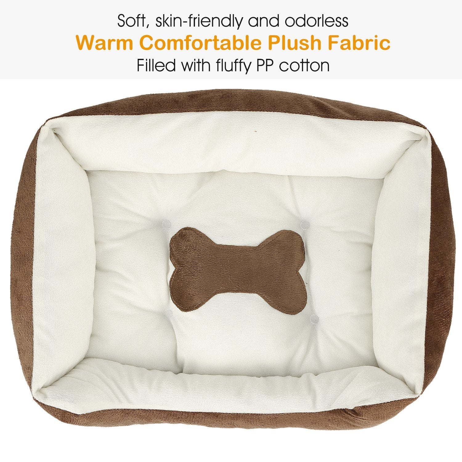 Pet Dog Bed Soft Warm Fleece Puppy Cat Bed Dog Cozy Nest Sofa Bed Cushion Mat XXL Size - WoodPoly.com