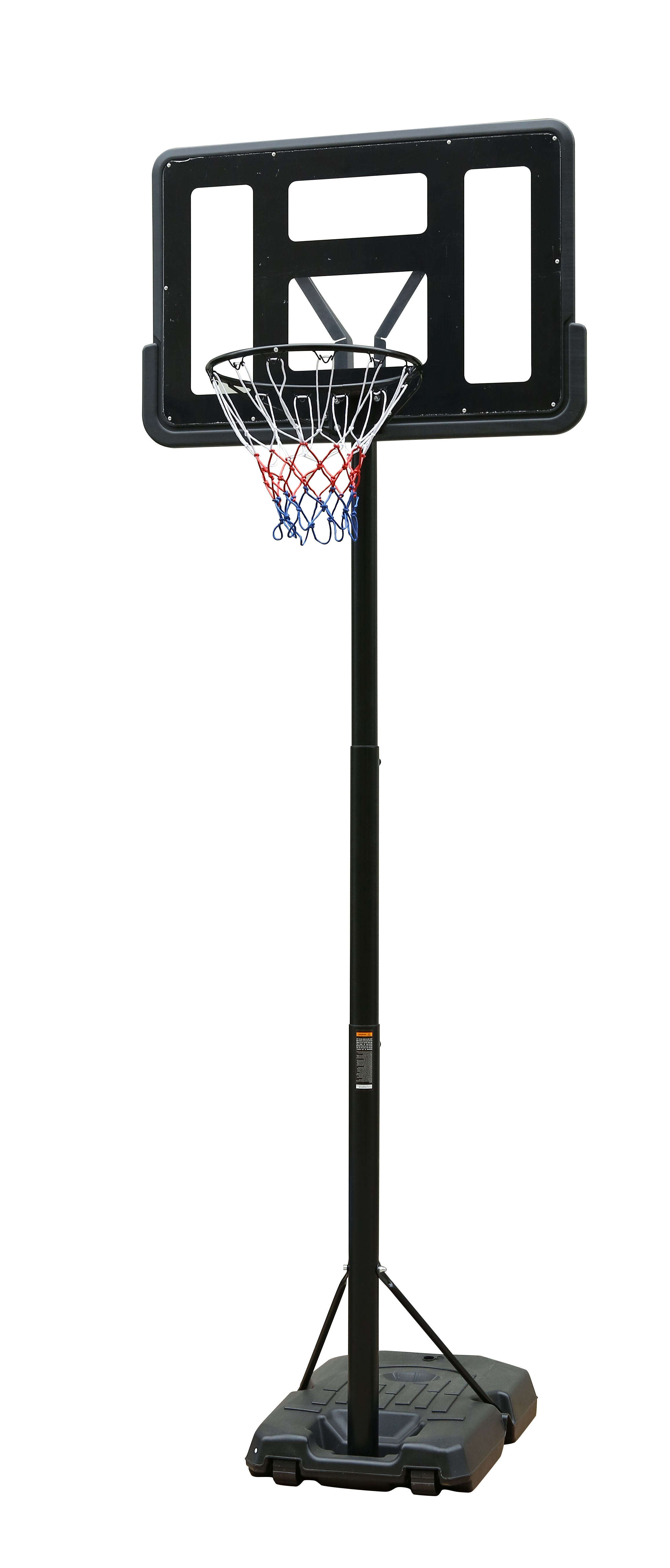 Portable Basketball Hoop Height Adjustable basketball hoop stand 6.6ft - 10ft with 44 Inch Backboard and Wheels for Adults Teens Outdoor Indoor