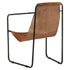 Relaxing Armchair Brown Real Leather - WoodPoly.com