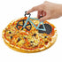 Stainless Steel Bicycle Pizza Slicer Double Cutting Wheels with Display Stand Pizza Slicer Sharp Dual - WoodPoly.com