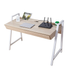 Wood Computer Desk Computer Table Writing Desk Workstation Study Home Office Furniture with Two Drawers,White